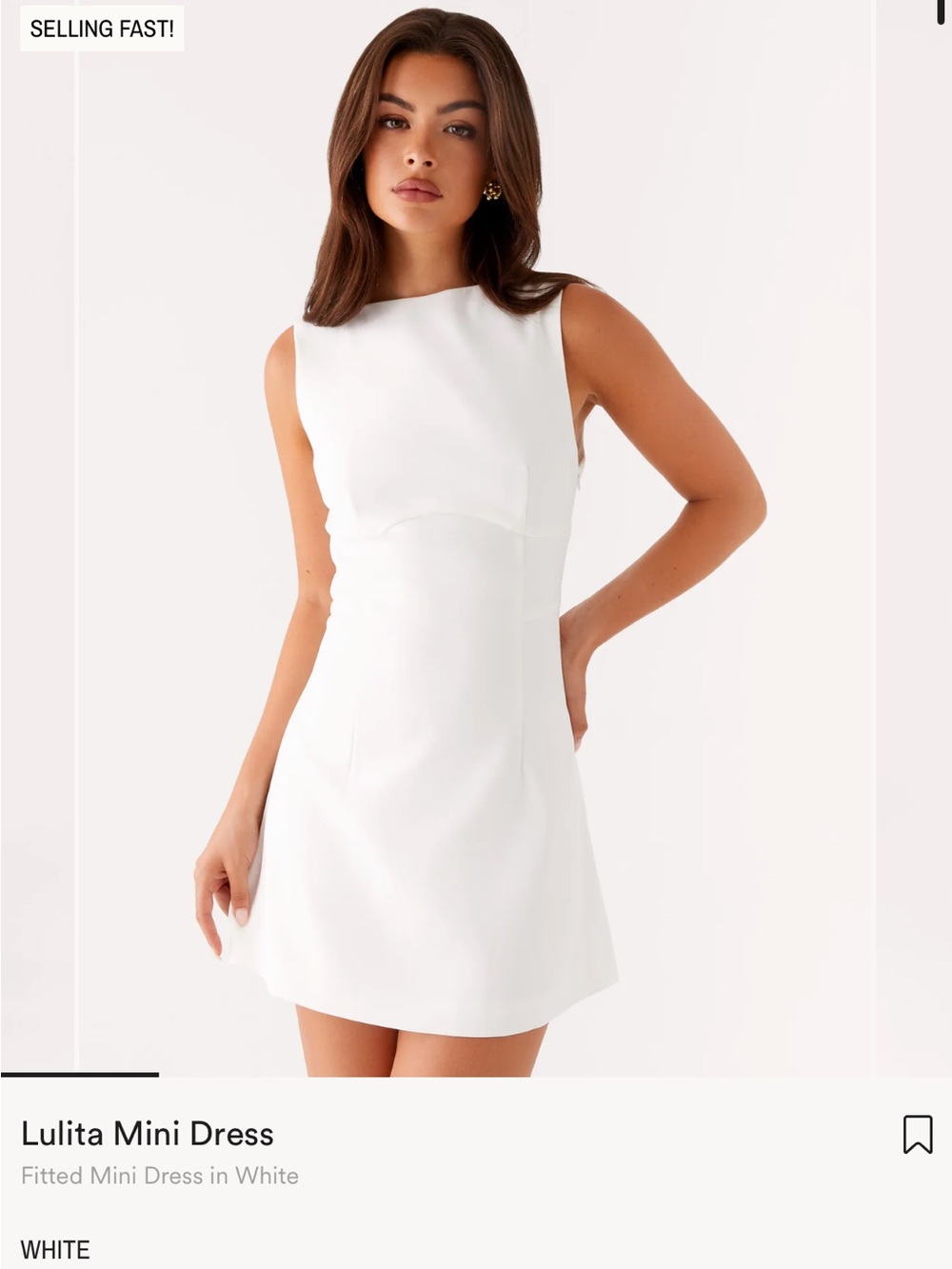 Peppermayo White Lulita Mini Dress